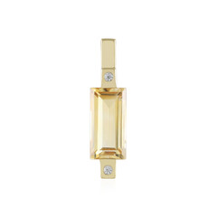 Citrine Silver Pendant
