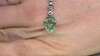 Colgante en plata con Fluorita verde