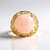 Anello in argento con Quarzo Rosa (Ornaments by de Melo)