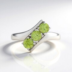 Anello in argento con Sfene