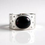 Mezezo Opal Silver Ring (de Melo Essence)