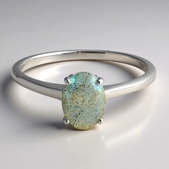 Anello in argento con Labradorite