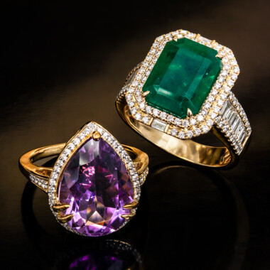 Amethyst-Silberring