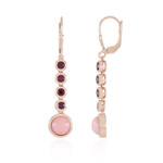 Orecchini in argento con Opale Rosa (KM by Juwelo)