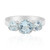 Sky Blue Topaz Silver Ring