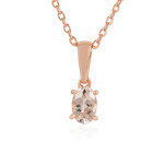 Madagaskar-Morganit-Silberhalskette