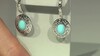 Boucles d'oreilles en argent et Turquoise Sleeping Beauty