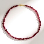 Collana in argento con Tormalina Rosa Nigeriana