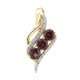 9K Songea Ruby Gold Pendant