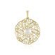 Colgante en oro con Perla blanca Freshwater (Ornaments by de Melo)