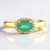 Anello in argento con Smeraldo Russo