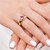 Gouden ring met een Nigeriaanse roze toermalijn (Adela Gold)