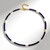 Collana in argento con Zaffiro Blu del Madagascar (Riya)