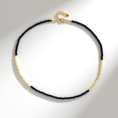 Collana in argento con Spinello Nero