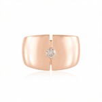 Anello in argento con Diamante Champagne I3 (de Melo Essence)