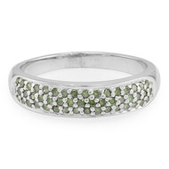 Fancy-Diamant-Silberring