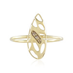 Anillo en oro con Diamante champán I2 (Ornaments by de Melo)