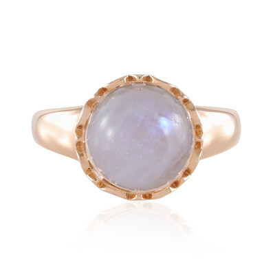 Anillo en plata con Piedra de luna azul (KM by Juwelo)