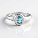 Anello in argento con Zircone Ratanakiri