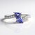 Anello in argento con Tanzanite (non riscaldata)