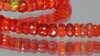 Collar en plata con Ópalo naranja de Etiopía