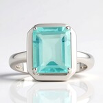 Anello in argento con Fluorite Braldu (Pallanova)