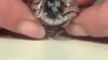 Anillo en plata con Obsidiana Copo de Nieve