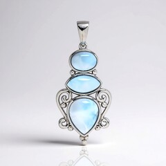 Ciondolo in argento con Larimar