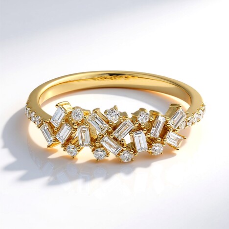 Anello in oro con Diamante SI1 (H) (CIRARI)