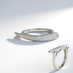 Anello in argento con Zircone