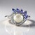 Anello in argento con Perla d'Acqua Dolce Bianca