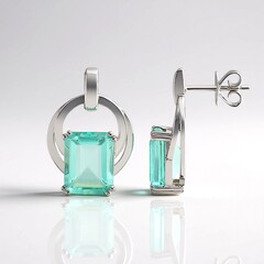 Orecchini in argento con Fluorite Braldu (Pallanova)