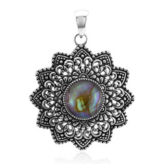 Ciondolo in argento con Quarzo Bianco (Art of Nature)