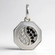 Colgante en plata con Topacio blanco