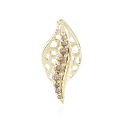 Colgante en oro con Diamante champán I2 (Ornaments by de Melo)