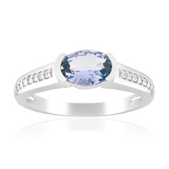 Anello in argento con Tanzanite (non riscaldata)