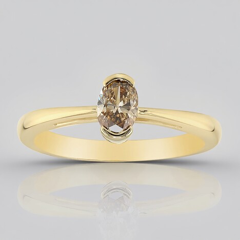 Bague en or et Diamant Cognac d'Argyle I3 (Mark Tremonti)
