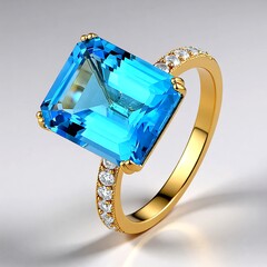 Anello in argento con Topazio Marambaia