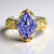 Anello in argento con Tanzanite (Gems en Vogue)