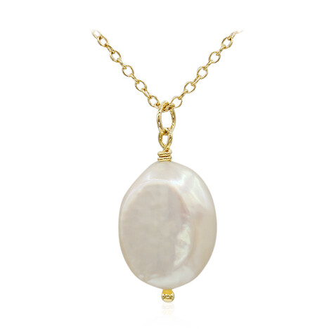 Süßwasserzuchtperlen-Silberhalskette