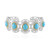 Bracciale in argento con Turchese Sleeping Beauty (Dallas Prince Designs)