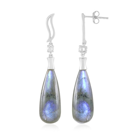 Orecchini in argento con Labradorite
