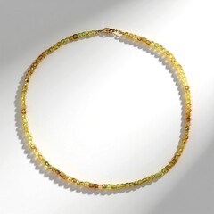 Collana in argento con Apatite Verde