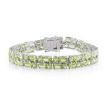 Bracelet en argent et Péridot