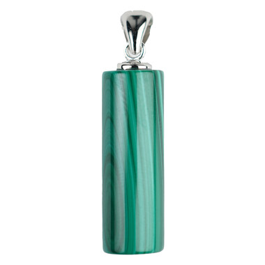 Colgante en plata con Malaquita