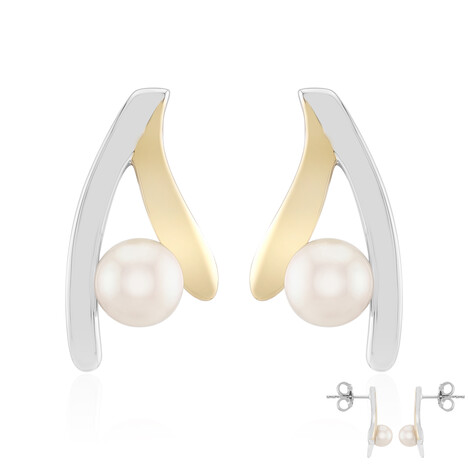 Pendientes en plata con Perla de Akoya (TPC)