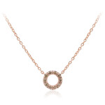 Collar en plata con Diamante rosa de Francia de Argyle VS1 (Annette)