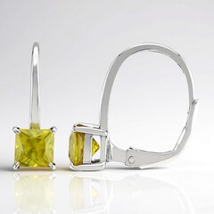 Orecchini in argento con Sfene