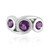 Siberian Amethyst Silver Ring