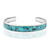 Zilveren armband met Blauwe Kingman Mohave Turkooisen (Jones Lee)